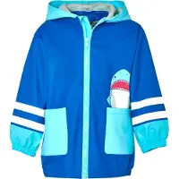 Playshoes Chaqueta funcional 'Hai' azul / azul claro / rosa / blanco