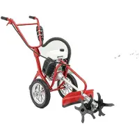 OEM Fresadora de suelo, motor de gasolina de 4 CV, cilindrada de 63 cc, profundidad de labranza ajustable, velocidad de 240 RPM, estructura de acero
