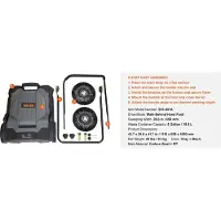 OEM Máquina de limpieza de suelos, depósito de residuos de 19 litros, mango ergonómico, 65 centímetros (aproximadamente 25.6 pulgadas)
