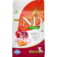 Farmina N&D Pumpkin DOG, alimento para cachorros de raza pequeña, sabor pollo y granada, 800g