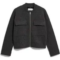 Armedangels - Women's Cotton-Wool Bomber Knit Jacket - Chaqueta sport size XS, negro