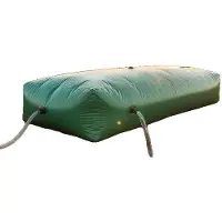 OEM Depósito de agua plegable, fabricado en PVC resistente, con una capacidad de 3000 litros, de color verde