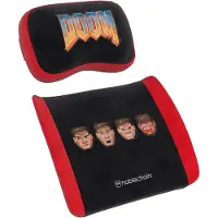 Noblechairs Juego De Almohadas De Espuma Viscoelástica Doom Retro Edition