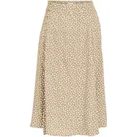Object Falda beige oscuro / blanco