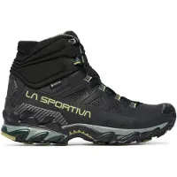 La Sportiva - Zapatillas de senderismo Hombre - Ultra Raptor II Mid Leather GTX Black/Cedar - Talla 42,5 - Negro