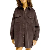 Billabong - Vestidos Mujer - Winter Ocean Cord Dress Black Sands para Mujer de Algodón - Talla M - Negro
