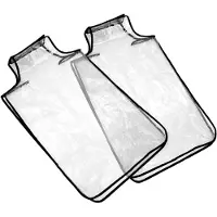 Markenlos 2 fundas protectoras transparentes e impermeables para maletas con ruedas