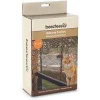 Beeztees Red Transparente para Gatos para Balcón - 6 x 3 m