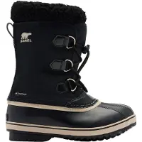 Sorel - Apreski - Little Kids Yoot Pac Nylon WP Black Black de Nylon - Talla Infantil 31 - Negro