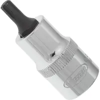 Vigor V2203, llave de vaso, color plateado, 1 cabeza, 1/2", métrica/imperial, 12,5 mm