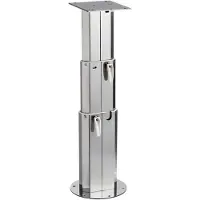 Osculati Pata De Mesa Cuadrada Acero Inoxidable 32.5-72 Cm