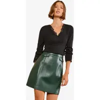 Love & roses Falda verde oscuro