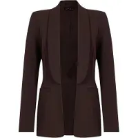 Anna field Blazer marrón oscuro