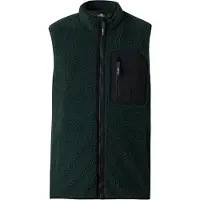 Volcom - Muzzer Fuzzar Vest - Chaleco de forro polar size XL, negro