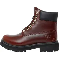 Timberland para hombre. TB0A29U2EIW1 Botas de piel Heritage granate (41), Plano, Cordones, Clásico, outlet 2026.
