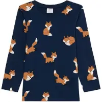 Lindex Camiseta navy / mandarina / negro / offwhite