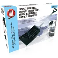 Lifetime Pala para nieve compacta con mango telescópico. Accesorios para automóviles AllRide. Aproximadamente 94 cm