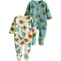 Next Pijama azul cian / verde / rojo neón / blanco