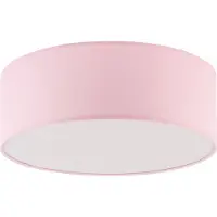TK Lighting . Lámpara de techo infantil modelo RONDO KIDS, color rosa