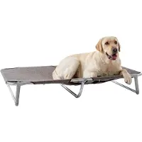 Ferplast Cama plegable para perros Dream 115, con estructura de aluminio macizo y superficie acolchada