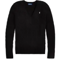 Ralph Lauren para mujer. 211971866005 Jersey de cachemira y lana (M), Negro, Casual, Manga larga, outlet 2026.