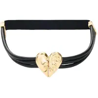 Desigual , Cinturón Triple Cordones Piel, Mujer, Negro, U