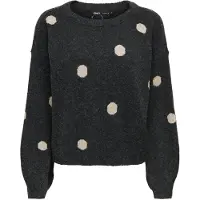 ONLY Jersey 'ONLRica' crema / antracita