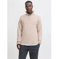 Jack & Jones Jersey 'JJESoho Ollie' beige moteado
