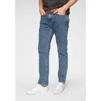 Levi's para hombre. 29507-0555 Jeans 502 Taper Stonewash Stretch azul (33/30), Casual, Algodón, Denim, outlet 2026.