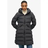 Superdry para mujer. W5011982A Chaqueta City Mid gris oscuro (XL), Casual, Poliéster, outlet 2026.