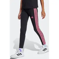 Adidas - Girl's 3-Stripes Leggings 230 - Leggings size 128, negro