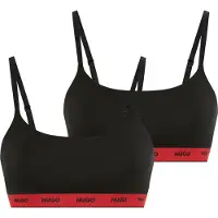HUGO underwear Sujetador rojo / negro