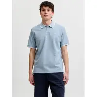 Jack & Jones Camiseta 'JJEAustin' azul paloma / blanco