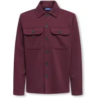 Only & Sons Junior Camisa 'OSJNew Kodyl' burdeos