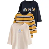 Next Camiseta crema / navy / azul claro / miel