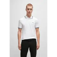 BOSS Camiseta 'Paul' negro / blanco