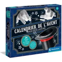 Clementoni Calendario de Adviento Mágico, tema: Magia e Ilusiones, con 24 sorpresas diferentes, incluye manual ilustrado, 52855, a partir de 7 años