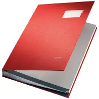 Leitz portafirmas con 20 compartimentos A4 rojo