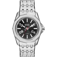 Diesel Reloj analógico 'STINGER' negro / plata