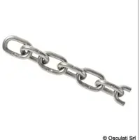 Osculati Cadena Acero Inoxidable Genoese 50 M 10 Mm