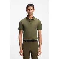 BOSS para hombre. 50506193 Polo Paul verde (L), Casual, Algodón, Manga corta, outlet 2026.