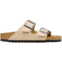 Birkenstock - Chanclas y sandalias mujer - Arizona BF Narrow Sandcastle para Mujer de Cuero - Talla 36 - Beige