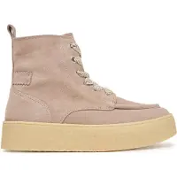 Tamaris Botines con cordones color barro