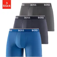 BOSS Calzoncillo boxer 'Power' marino / navy / azul real / blanco