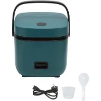 OEM Allecto - Cocedor de arroz - Mini cocedor de arroz - Portátil y práctico - Multifunción - Vaporera - Para 1 a 3 personas - 1,2 litros