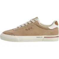 Pepe Jeans para mujer. PLS300032 Zapatillas de piel Kenton beige claro (40), Plano, Serraje, Cordones, Casual, outlet 2026.