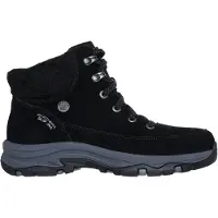 SKECHERS Botines con cordones negro