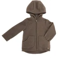 Maximo - Kid's Jersey Fleece Jacke m. Kapuze - Chaqueta sport size 98/104, marrón