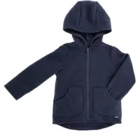 Maximo - Kid's Jersey Fleece Jacke m. Kapuze - Chaqueta sport size 98/104, azul