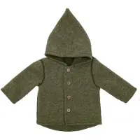 Maximo - Baby's Jersey Fleece Jacke m. Kapuze - Chaqueta sport size 62/68, oliva